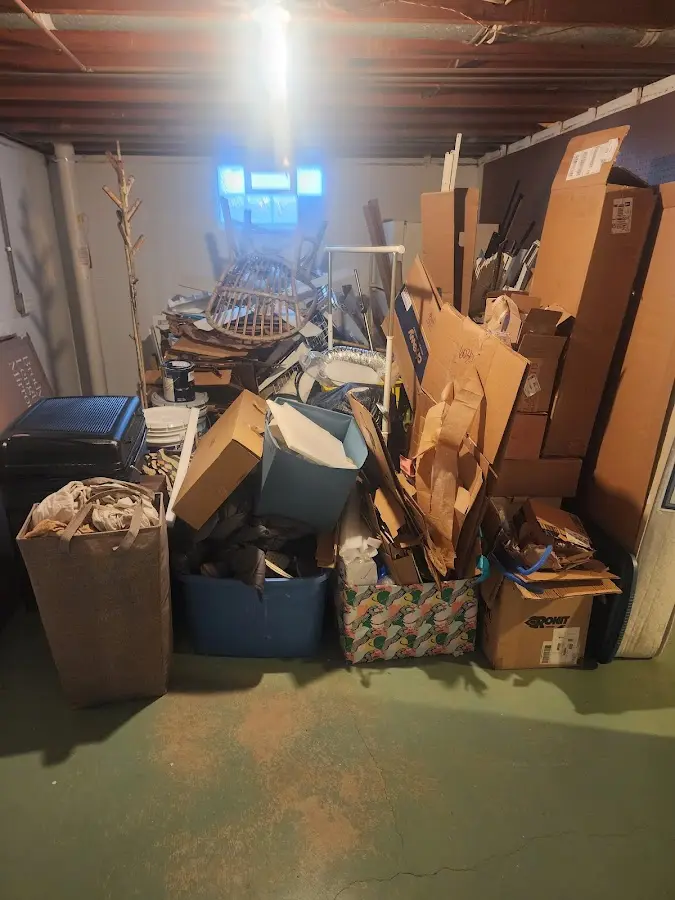 Roll-off dumpster container at job site for Construction Dumpster Rental in Summit Hill